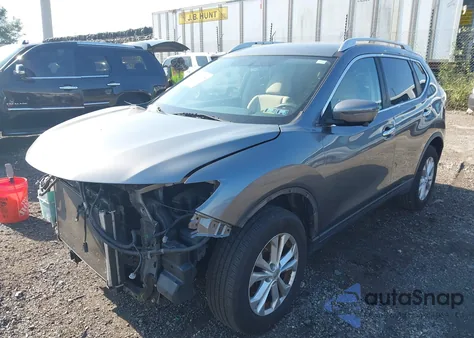 2016 Nissan Rogue Sv из США, поврежденный, VIN KNMAT2MV8GP636308